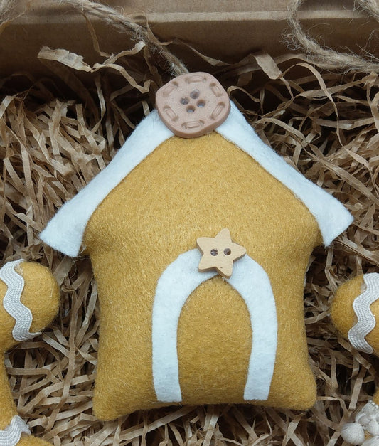 Addobbo per albero di Natale: Casetta Pan di zenzero 🏚