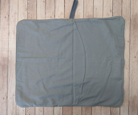 Asciugamano double face con ricamo di Trenino