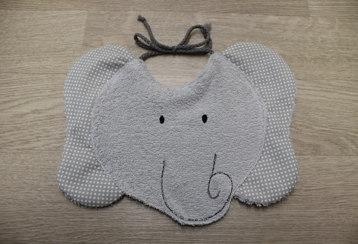 Bavaglino neonato musetto - Elefante 🐘