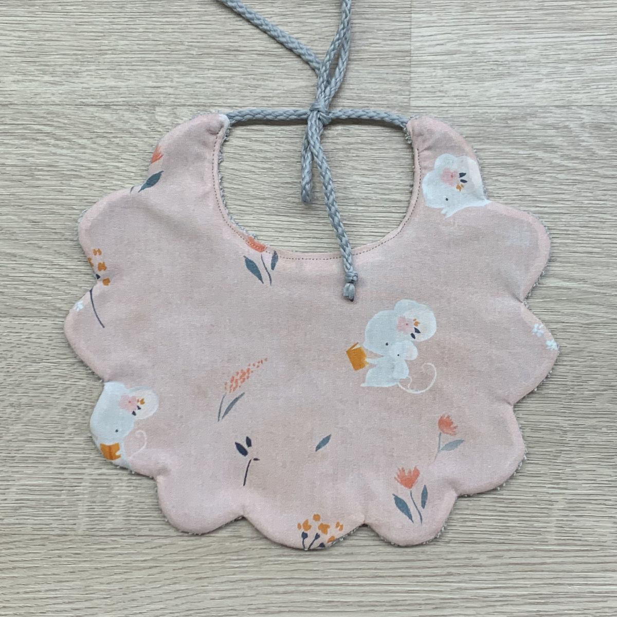 Bavaglino per neonato/a 🌸 – Idea regalo per nuova nascita 🎁- personalizzabile - topoline