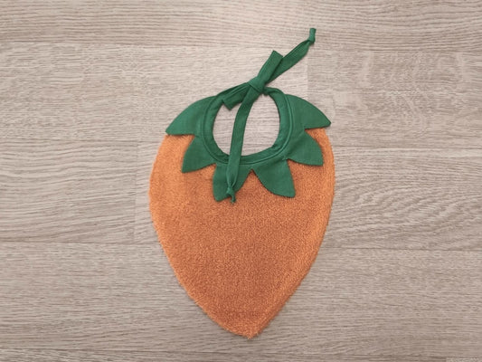 Bavaglino neonato a forma di Carotina