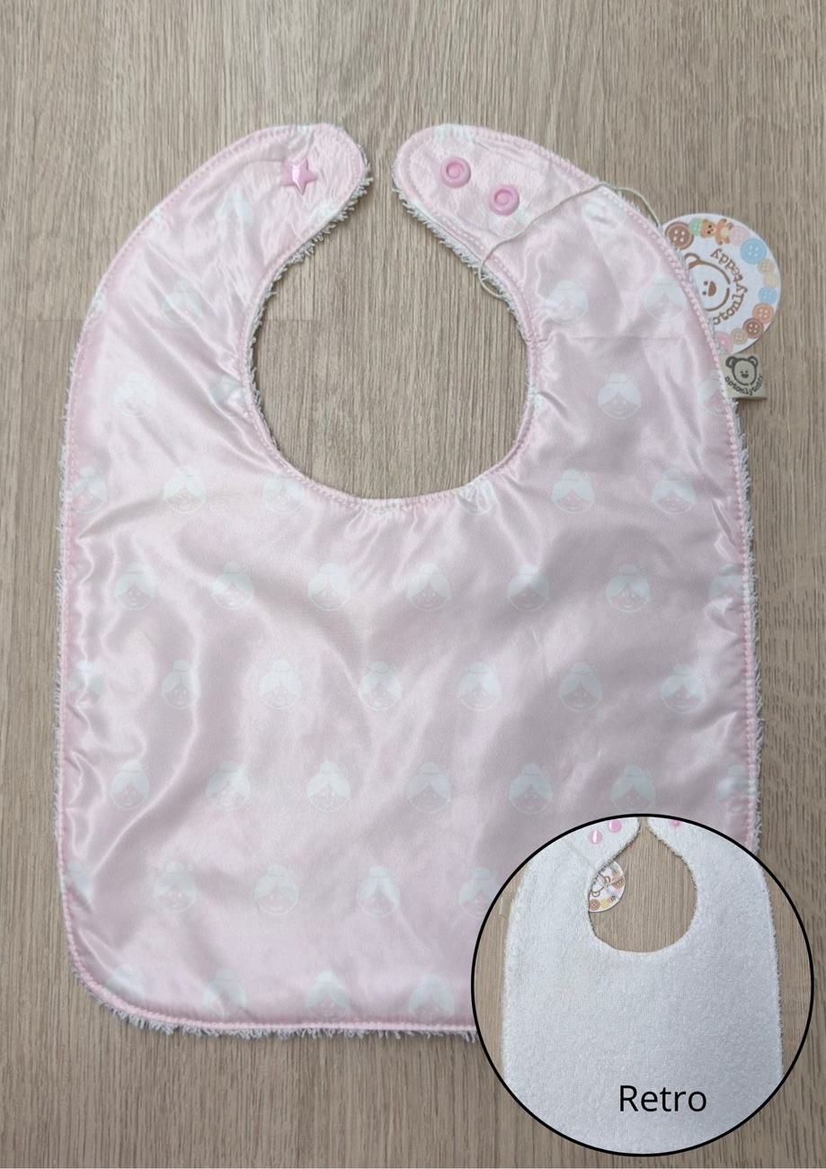 Bavaglino svezzamento cerato con retro in spugna - grafiche NotOnlyTeddy Ballerine