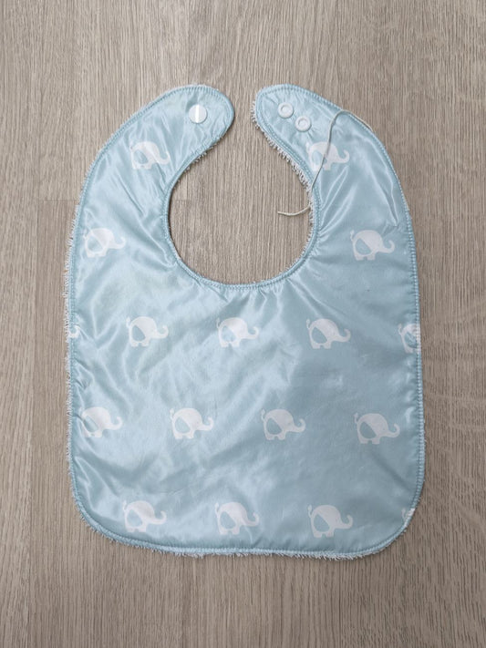 Bavaglino svezzamento cerato con retro in spugna - grafiche NotOnlyTeddy Elefantini