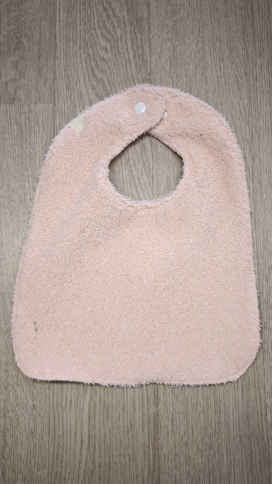 Bavaglino cerato con animaletti e piante - retro in spugna