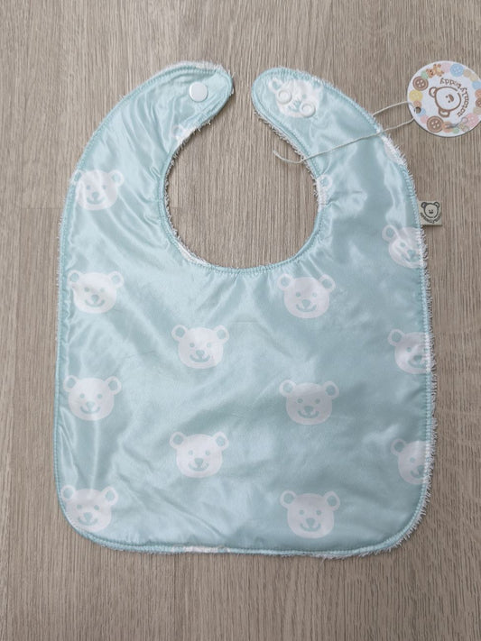 Bavaglino svezzamento cerato con retro in spugna - grafiche NotOnlyTeddy Orsetti