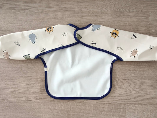 Bavaglino cerato con maniche - alieni