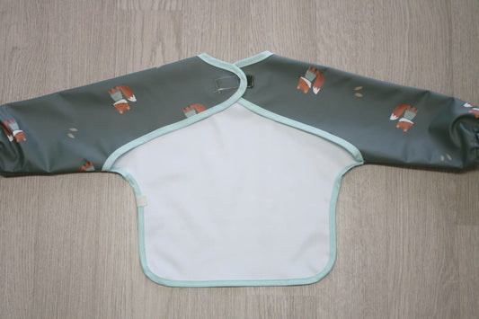 Bavaglino cerato con maniche - volpine