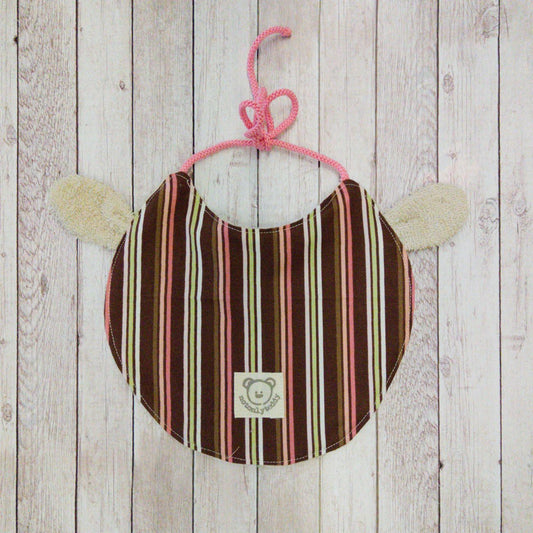 retro di bavaglino a forma di musetto di cagnolino