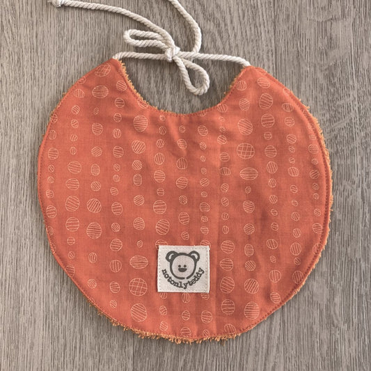 Bavaglino neonato zucchetta Halloween