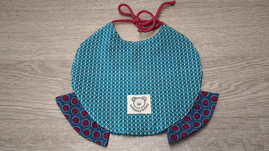 retro di bavaglino a forma di musetto pesciolino