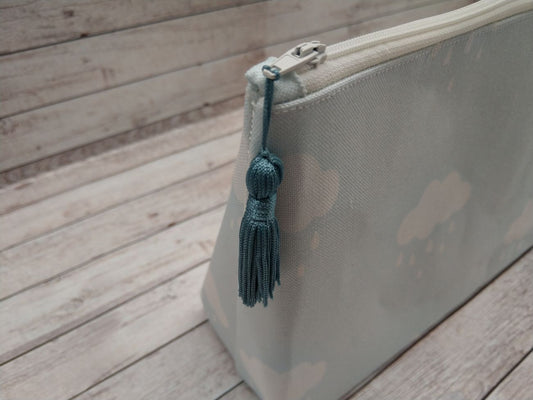 Beauty case portatutto – personalizzabile – coordinabile con fasciatoio - Nuvolette