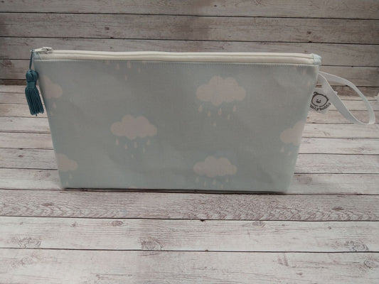 Set Cambio Fuori Casa – Fasciatoio + Beauty Case – Personalizzato - Nuvoletta