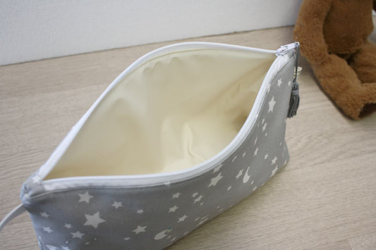 Beauty case portatutto – personalizzabile – coordinabile con fasciatoio - Stelline e Lune