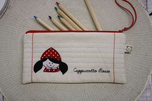 Astuccio portapenne Cappuccetto Rosso