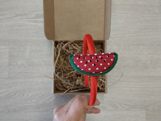 cerchiello estivo per bambina con fettina di anguria