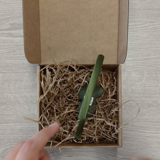 Cerchiello per capelli da bambin in raso verde oliva con cactus