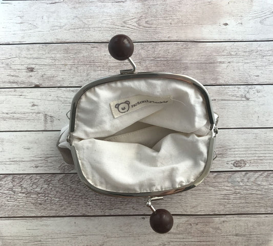 Borsellino clic clac - corallino