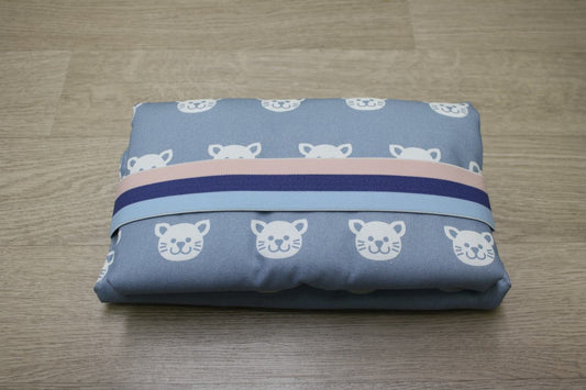 Fasciatoio da viaggio pieghevole con portapannolini – Gattini – personalizzabile