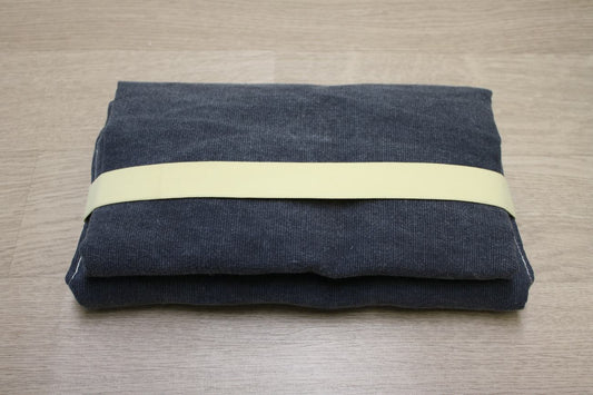 Fasciatoio da viaggio pieghevole con portapannolini – grigio scurissimo - interno farfalle – personalizzabile