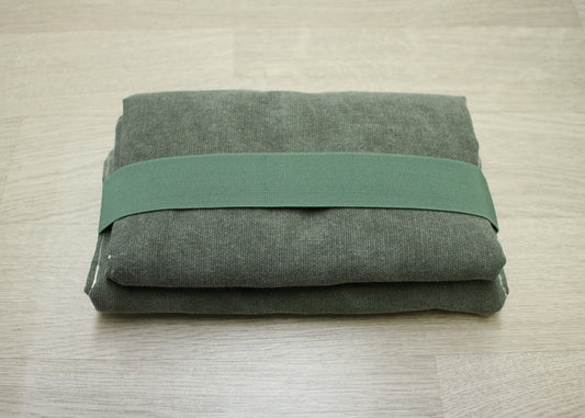 Fasciatoio da viaggio pieghevole con portapannolini – verde - interno animali – personalizzabile