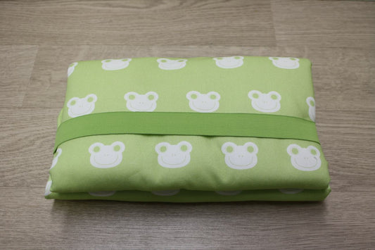 Fasciatoio portatile - Portapannolini verde chiaro con ranocchiette