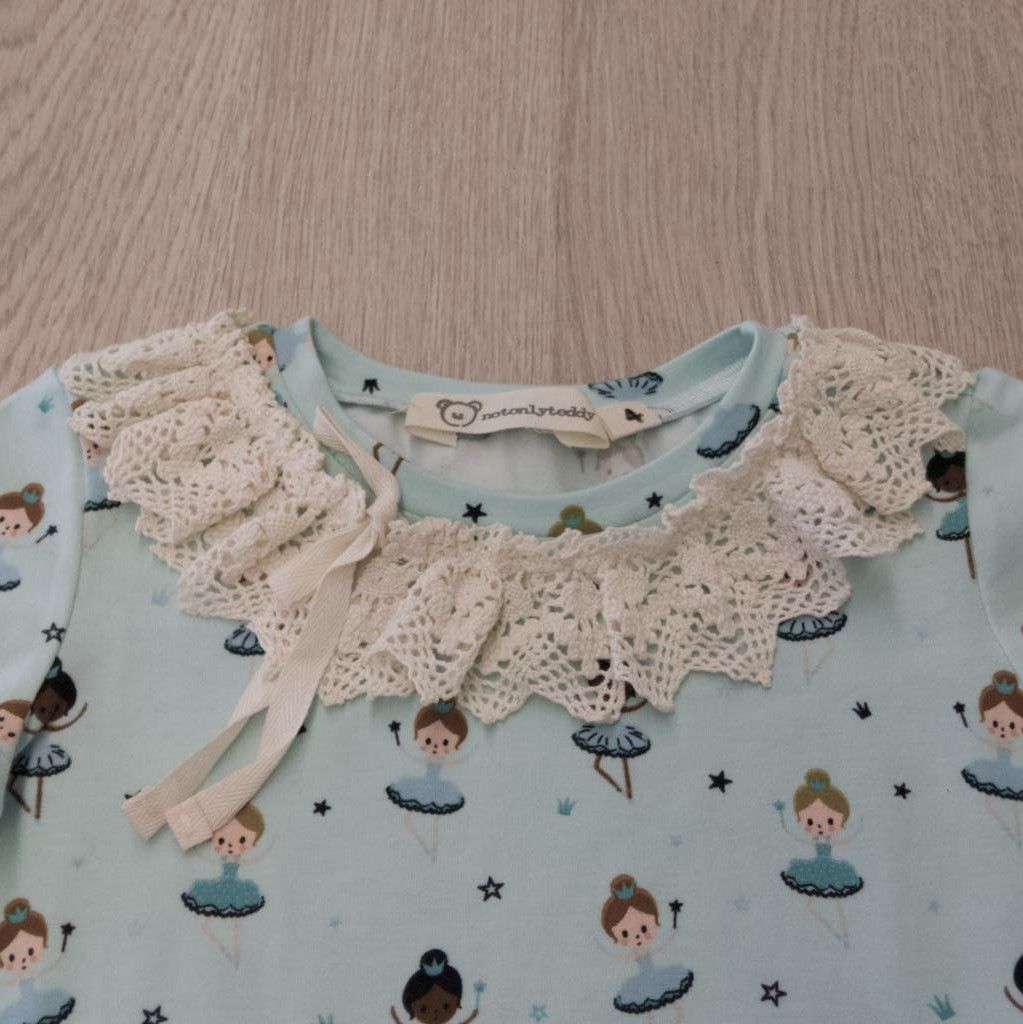Maglietta menta a maniche corte con Ballerine
