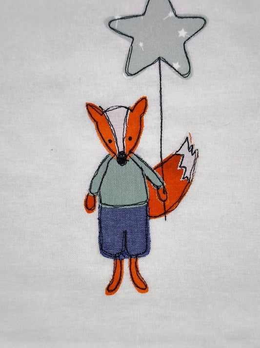 Sacca per asilo con Volpina – personalizzabile