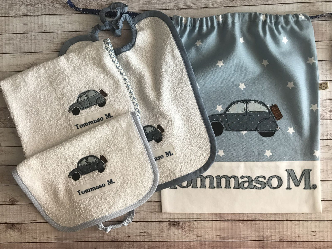 Sacchetto/Zainetto asilo bambino Maggiolino 🚗