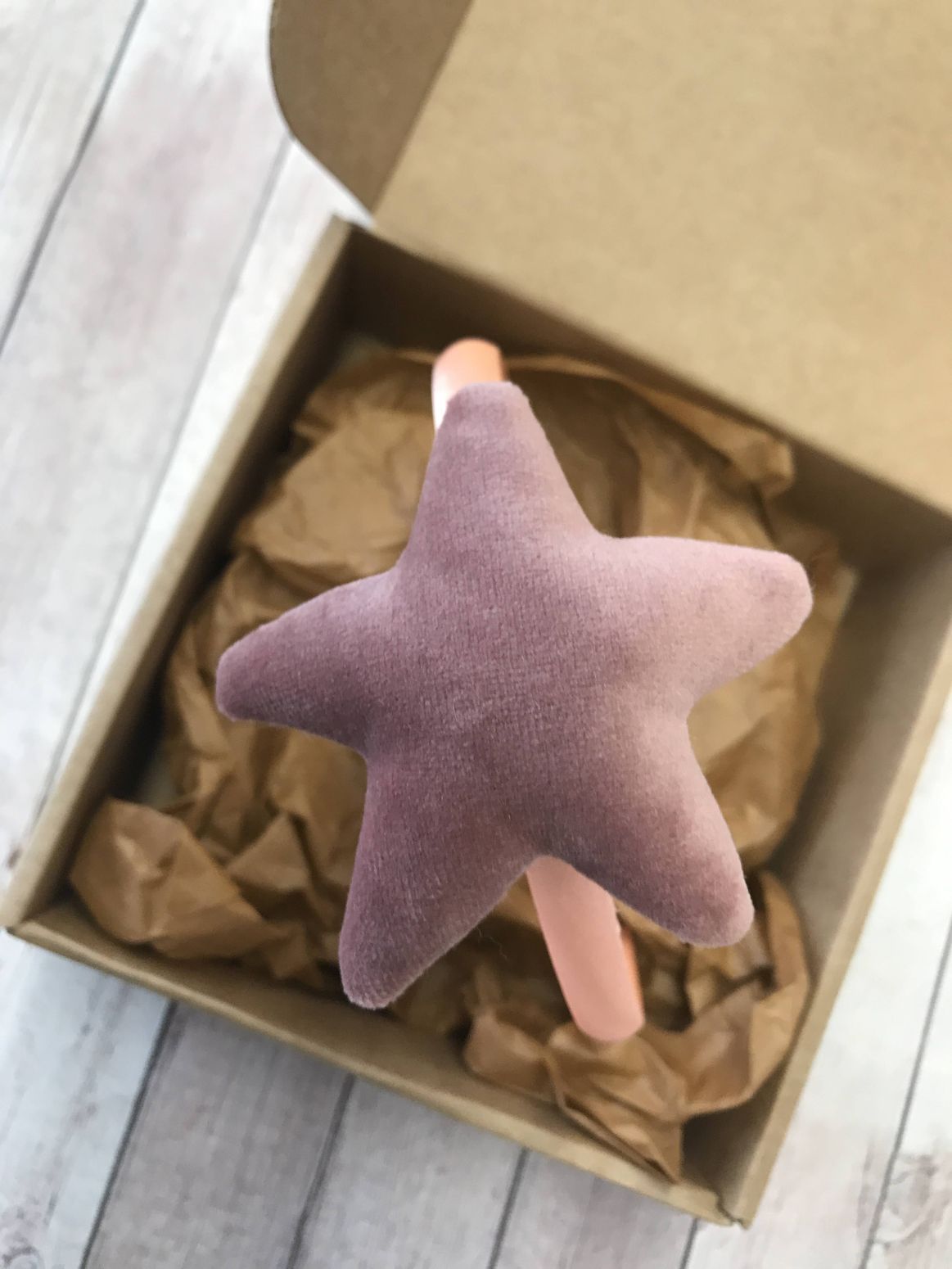 Cerchiello per bambina con Stella di Velluto (vari colori)