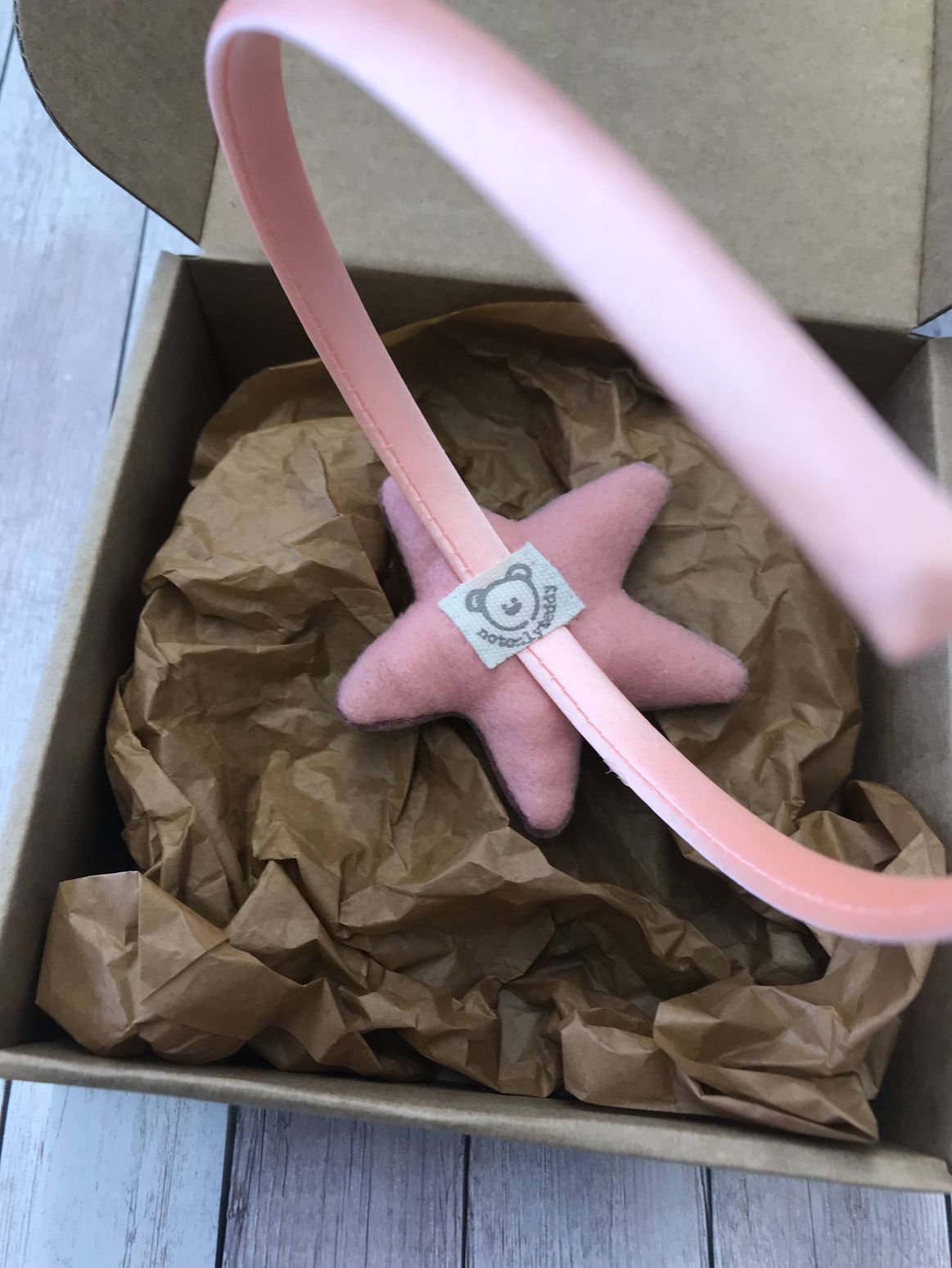 Cerchiello per bambina con Stella di Velluto (vari colori)