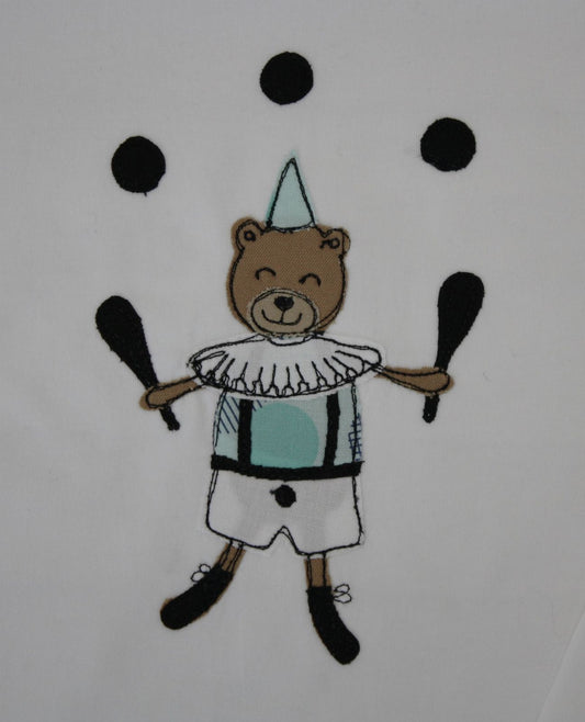 Maglietta a maniche lunghe con Orsetto Giocoliere - Taglia 3 anni pronta consegna