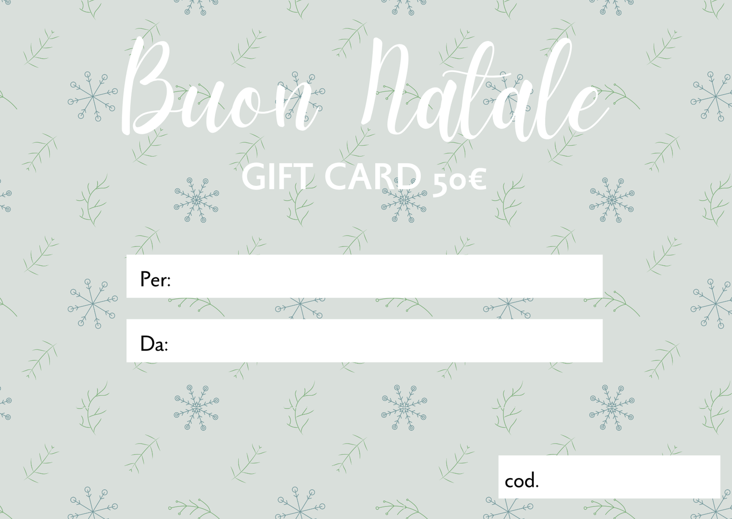 Gift card