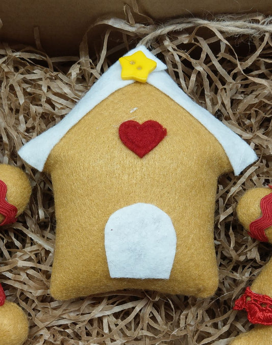 Addobbo per albero di Natale: Casetta Pan di zenzero 🏚