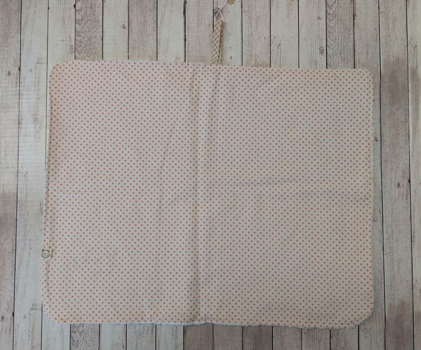 Retro di asciugamano double face spugna+cotone con decorazione di elefantino