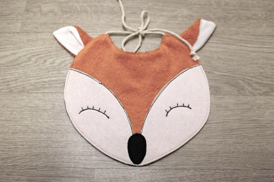 Bavaglino neonato musetto - Volpina