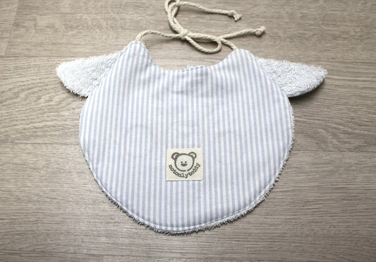 Bavaglino neonato Musetto - Agnellino