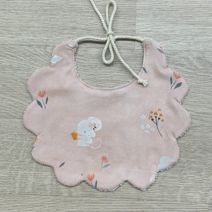 Bavaglino per neonato/a 🌸 – Idea regalo per nuova nascita 🎁- personalizzabile - topoline