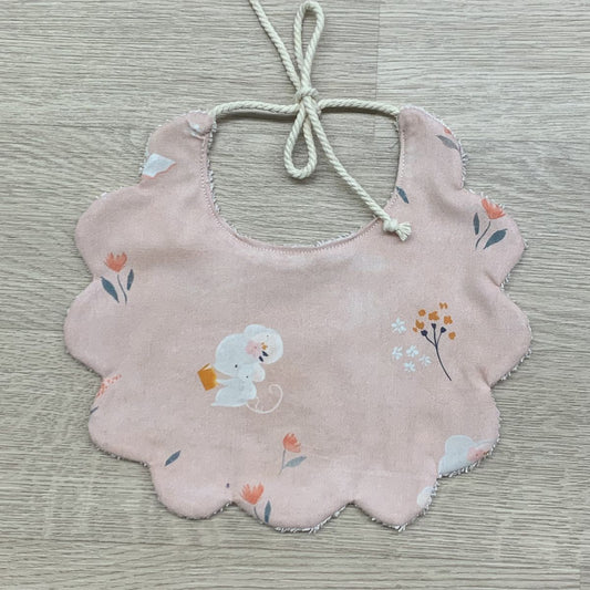 Bavaglino per neonato/a 🌸 – Idea regalo per nuova nascita 🎁- personalizzabile - topoline