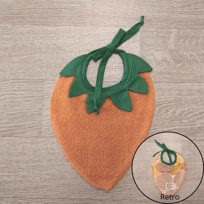 Bavaglino neonato a forma di Carotina