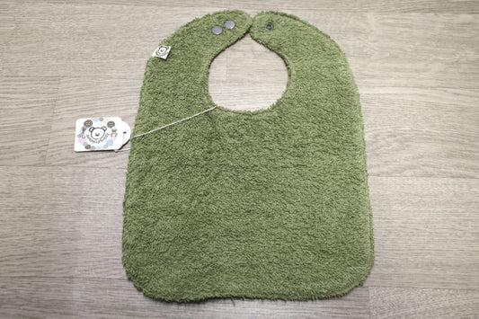 Bavaglino cerato con animaletti della savana - retro in spugna