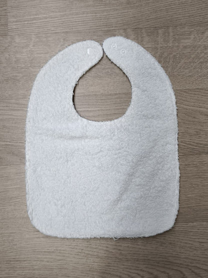 Bavaglino svezzamento cerato con retro in spugna - grafiche NotOnlyTeddy Bacchette magiche verde