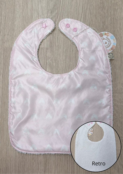 Bavaglino svezzamento cerato con retro in spugna - grafiche NotOnlyTeddy Ballerine