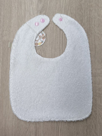 Bavaglino svezzamento cerato con retro in spugna - grafiche NotOnlyTeddy Ballerine