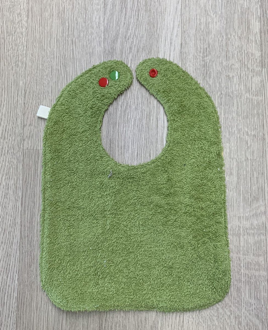 Bavaglino cerato con ambiente contadino - retro in spugna
