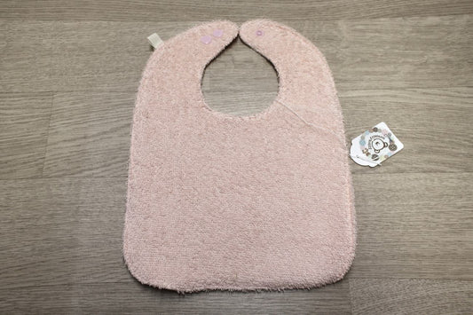 Bavaglino cerato con fiori - retro in spugna