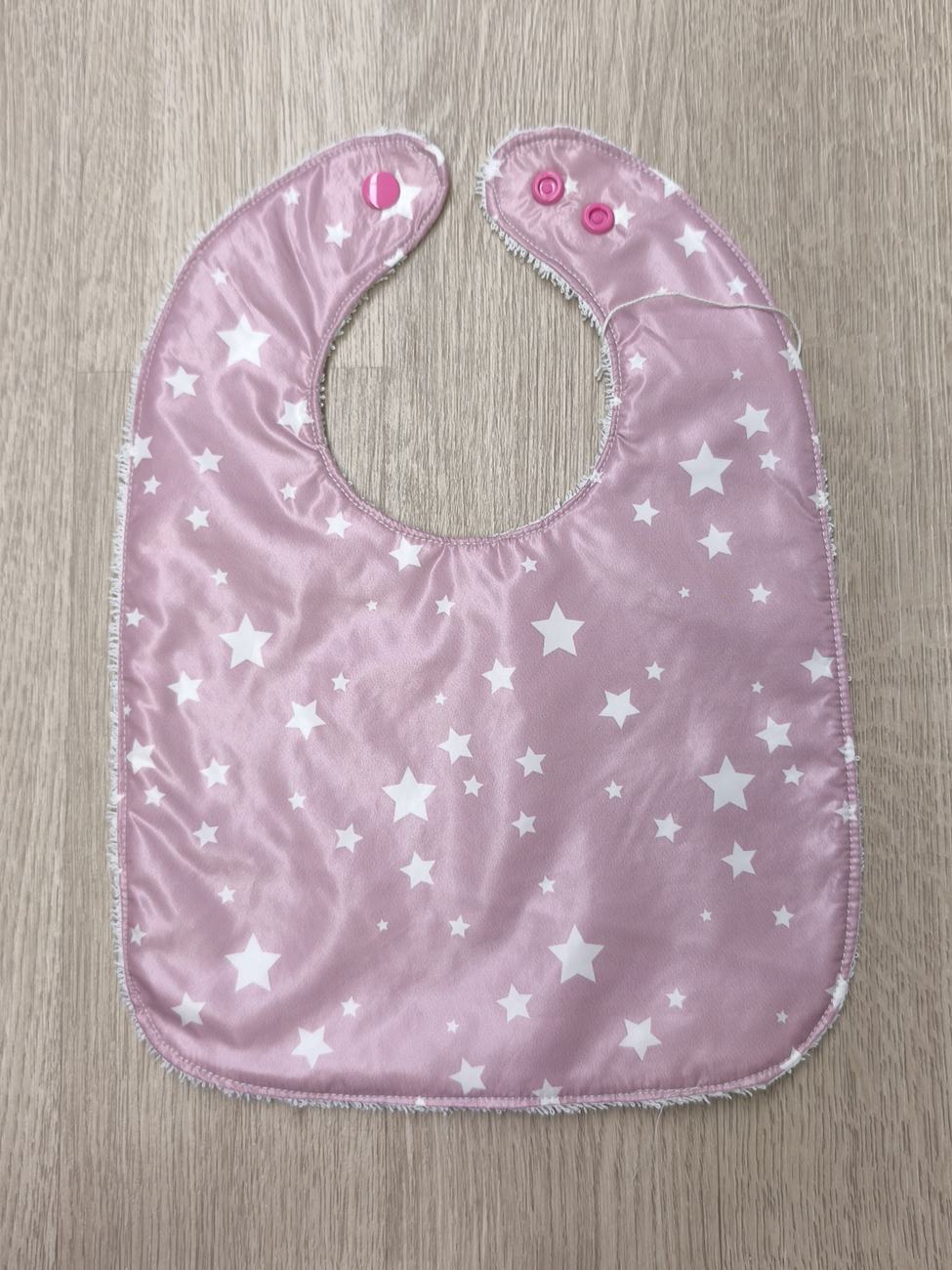 Bavaglino svezzamento cerato con retro in spugna - grafiche NotOnlyTeddy stelline