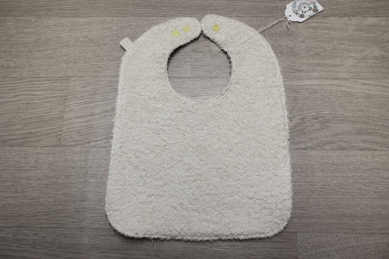 Bavaglino cerato con volpine - retro in spugna