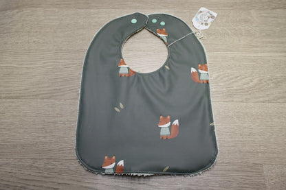 Bavaglino cerato con volpine - retro in spugna