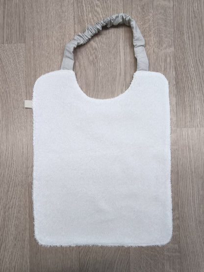 Bavaglia con elastico per bimba - fiori colorati