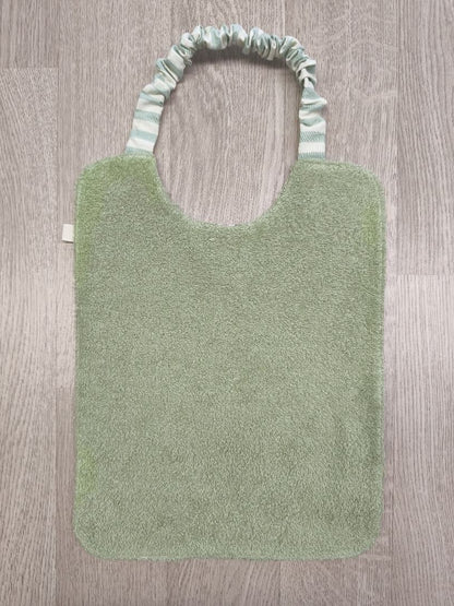 Bavaglia con elastico per bimba - fiori colorati